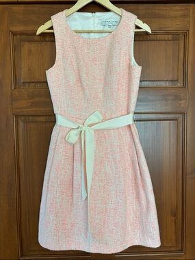 Trina Turk Dress Tweed Metallic Thread Size 4 Excellent Condition!